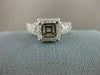 ESTATE 1.64CTW DIAMOND 14KT WHITE GOLD PAVE SEMI MOUNT ENGAGEMENT RING #19867