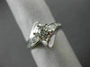 ESTATE WIDE EGL 1.31CT DIAMOND 18KT WHITE GOLD SOLITAIRE ENGAGEMENT RING #10992