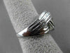 ESTATE WIDE 1.11CT DIAMOND 14KT WHITE GOLD WOVEN COCKTAIL RING F/G VVS #19396