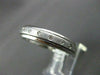 ESTATE WIDE .40CT DIAMOND 14K WHITE GOLD ROTATING ETOILE ANNIVERSARY RING #14350