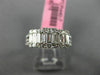 ESTATE .87CT DIAMOND 18KT WHITE GOLD 3D 3 STONE PAST PRESENT FUTURE LOVE RING