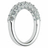 ESTATE 1.41CT DIAMOND 18KT WHITE GOLD CLASSIC 10 STONE WEDDING ANNIVERSARY RING