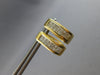 1.50CT DIAMOND 14KT YELLOW GOLD PRINCESS INVISIBLE HUGGIE HOOP HANGING EARRINGS