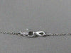 ESTATE 1.96CTW DIAMOND 14KT WHITE GOLD FLOWER CLUSTER BY THE YARD NECKLACE #2554