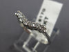 ESTATE .35CT DIAMOND 14KT WHITE GOLD 7 STONE "V" SHAPE ANNIVERSARY RING #18170