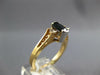 1.1CT DIAMOND & AAA SAPPHIRE 14K YELLOW GOLD SEMI BEZEL FILIGREE FRIENDSHIP RING