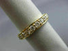 .77CT DIAMOND 14KT YELLOW GOLD 3D CLASSIC SEMI ETERNITY WEDDING ANNIVERSARY RING