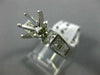 1.60CT DIAMOND PLATINUM ROUND PRINCESS BAGUETTE SEMI MOUNT ENGAGEMENT RING 13900