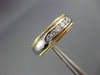 ESTATE .26CT DIAMOND 18KT TWO TONE GOLD 7 STONE ROUND WEDDING ANNIVERSARY RING
