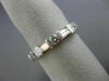 ESTATE 1.60CT ROUND & BAGUETTE DIAMOND PLATINUM ETERNITY ANNIVERSARY RING #2185