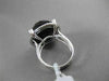 ESTATE MASSIVE 31.89CT DIAMOND & AAA SMOKY TOPAZ 14K WHITE GOLD DOME SHAPE RING