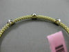 ESTATE .25CT DIAMOND 14K WHITE & YELLOW GOLD HEART FLEXIBLE LOVE BANGLE BRACELET