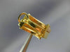 ESTATE WIDE .24CT FANCY YELLOW & PINK DIAMOND 18KT 2 TONE GOLD UMBRELLA EARRINGS