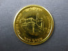 ESTATE 18KT YELLOW GOLD 3D ISRAELI JERUSALEM MENORAH COIN PERFECT GIFT!!! #27054
