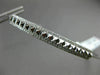ESTATE .26CT DIAMOND 14KT WHITE GOLD PYRAMID SPIKE FLEXIBILE FUN BANGLE BRACELET