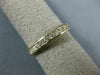 ESTATE .33CT DIAMOND 14KT YELLOW GOLD 3D CHANNEL COMFORT FIT ANNIVERSARY RING