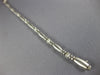 .75CT DIAMOND 14KT WHITE GOLD CLASSIC MATTE & SHINY BEZEL TENNIS BRACELET #1471
