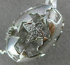 ESTATE LARGE .10CT DIAMOND 14K WHITE GOLD CLASSIC MULTI BUTTERFLY BARREL PENDANT