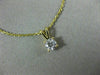 ESTATE .30CT ROUND DIAMOND 14KT YELLOW GOLD 3D CLASSIC HANGING PENDANT #15767