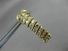 ESTATE LARGE 1.36CT DIAMOND 14KT YELLOW GOLD TWO ROW UMBRELLA HANGING EARRINGS