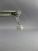 ESTATE .30CT DIAMOND 18KT WHITE GOLD 2 STONE SOLITAIRE HANGING EARRINGS #9446