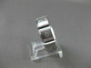 ESTATE WIDE .30CT DIAMOND 14KT W GOLD SQUARE ETOILE MENS ANNIVERSARY RING #20894