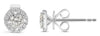 .50CT DIAMOND 14KT WHITE GOLD ROUND CLASSIC SOLITAIRE HALO MARTINI STUD EARRINGS