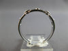 ESTATE .09CT WHITE & BLACK DIAMOND 14KT WHITE GOLD 3D OVAL LOVE KNOT FUN RING