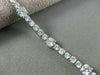 ESTATE LARGE 6.0CT DIAMOND 14KT WHITE GOLD 3D CLASSIC ROUND TENNIS BRACELET