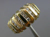 ESTATE WIDE 1.05CT DIAMOND 14K YELLOW GOLD CHANNEL WEDDING ANNIVERSARY RING 5750