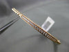 ESTATE .38CT ROUND DIAMOND 14KT ROSE GOLD 3D CLASSIC 3.5mm BANGLE BRACELET