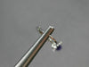 ESTATE 1.31CT DIAMOND & AAA AMETHYST 14KT WHITE GOLD TRAPEZOID HANGING EARRINGS