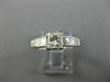 ESTATE EGL 1.70CT PRINCESS DIAMOND 14K WHITE GOLD CLASSIC ENGAGEMENT RING #25520