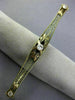 ANTIQUE LARGE .4CT OLD MINE DIAMOND 14K YELLOW GOLD FILIGREE VICTORIAN PIN 26164