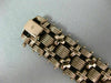 ESTATE WIDE & LONG 1.10CT DIAMOND 18K BROWN GOLD HANDCRAFTED MULTI LINK BRACELET