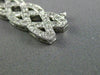 ESTATE WIDE 4CT DIAMOND 14KT WHITE GOLD 3D OPEN INFINITY X LOVE TENNIS BRACELET
