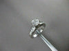 ESTATE 1.24CT DIAMOND 14KT WHITE GOLD SOLITAIRE CHANNEL SET ENGAGEMENT RING 1547