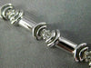 ESTATE .55CT DIAMOND 14KT WHITE GOLD 3D SEMI BEZEL PRONG BEZEL TENNIS BRACELET