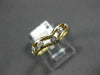 ANTIQUE .05CT DIAMOND 14KT WHITE & YELLOW GOLD OPEN 5 STONE V SHAPE RING #22476