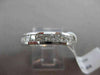 ESTATE .75CT DIAMOND 14KT WHITE GOLD PRINCESS CUT CHANNEL ANNIVERSARY RING