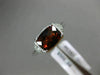 1.76CT DIAMOND & AAA GARNET 14KT WHITE GOLD 3D FILIGREE FRIENDSHIP PROMISE RING