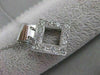 ESTATE .77CTW DIAMOND 14KT WHITE GOLD SQUARE OPEN WINDOW FILIGREE PENDANT #17404