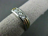 ESTATE .90CT DIAMOND 14KT W&Y GOLD CHANEL SET ANNIVERSARY /WEDDING RING #1317