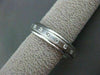 ESTATE WIDE .40CT DIAMOND 14K WHITE GOLD ROTATING ETOILE ANNIVERSARY RING #14350