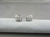 ESTATE 14KT GOLD .50CT PRINCESS DIAMOND STUD EARRINGS F-G VS SIMPLY THE BEST!