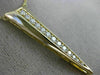 ESTATE .50CT DIAMOND 14K YELLOW GOLD 3D TRILLION TRIANGULAR ANCHOR LOVE NECKLACE