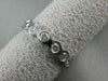 ESTATE 1.21CT DIAMOND 14KT WHITE GOLD ROUND BEZEL WEDDING ANNIVERSARY RING 18545