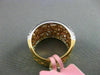 ESTATE LARGE GIA 5.11CT MULTI COLOR DIAMOND 18KT TWO TONE GOLD MULTI SHAPE RING