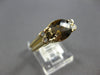 1.06CT DIAMOND & AAA SMOKY TOPAZ 14KT WHITE GOLD OVAL & ROUND FILIGREE FUN RING