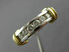 ESTATE .42CT DIAMOND 14K 2 TONE GOLD 3D FILIGREE WEDDING ANNIVERSARY RING #21533